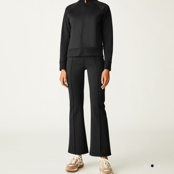 Tory Burch Double Knit Flare Track Pants - Picture 1 of 11